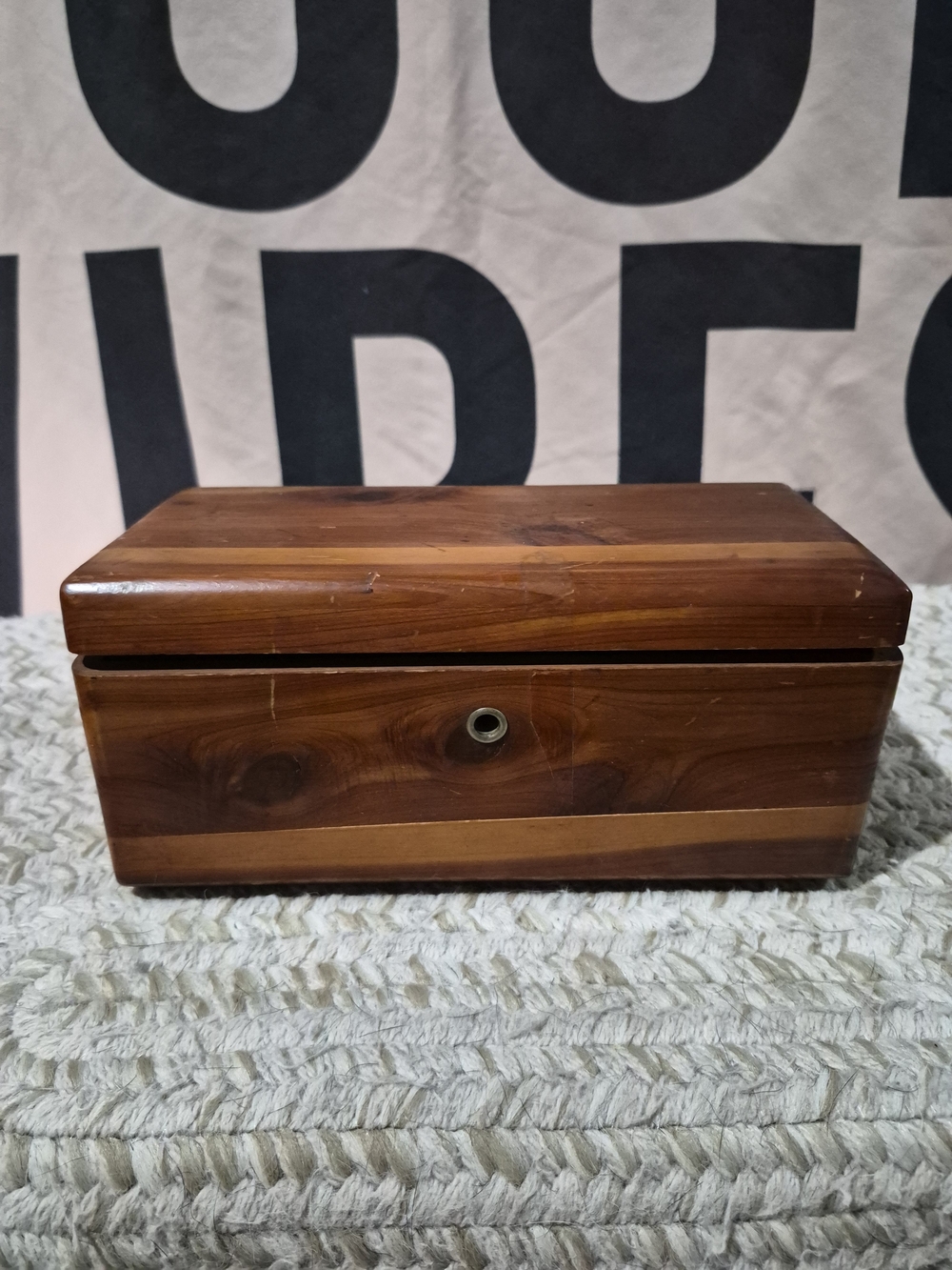 Salesman sample Vintage Lane Cedar Box